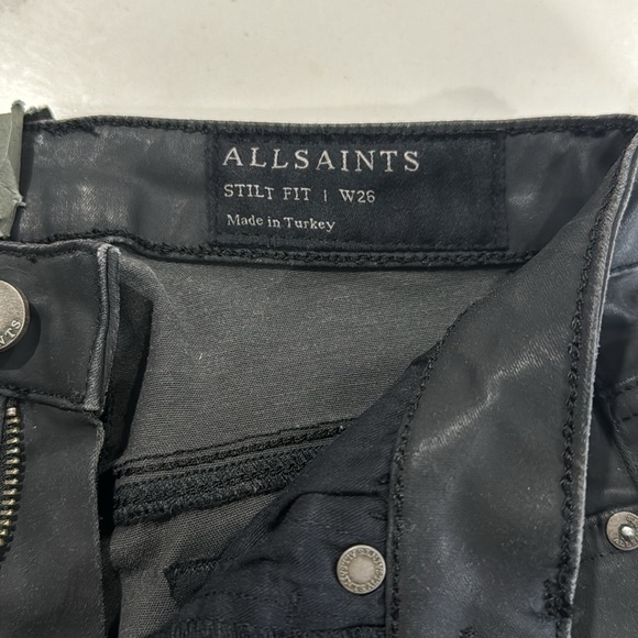Allsaints stilt lacquer jean 26 - Picture 4 of 4